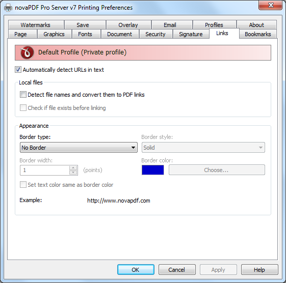 how-to-configure-the-novapdf-links-tab-novapdf