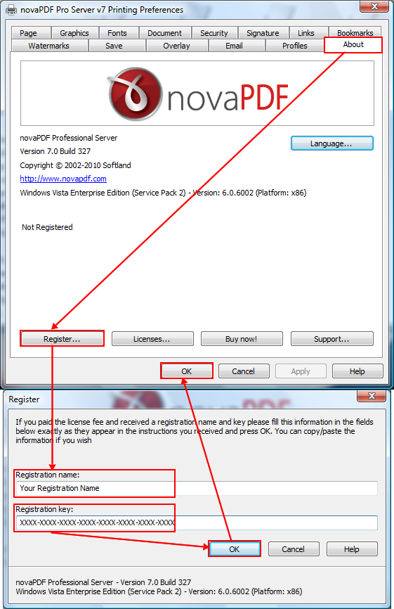 How To Register NovaPDF - NovaPDF